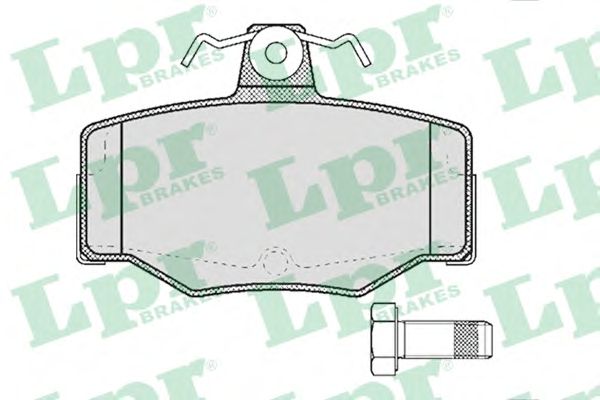 Тормозные колодки LPR 05P387