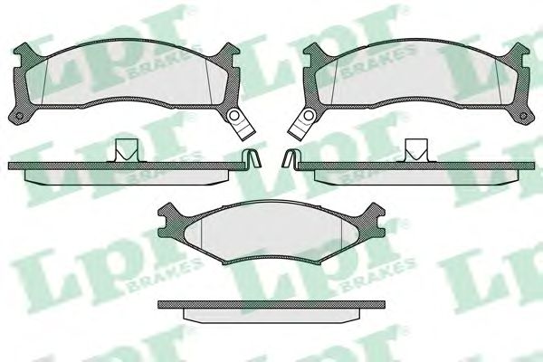 Тормозные колодки LPR 05P426