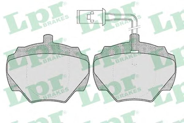 Тормозные колодки LPR 05P431
