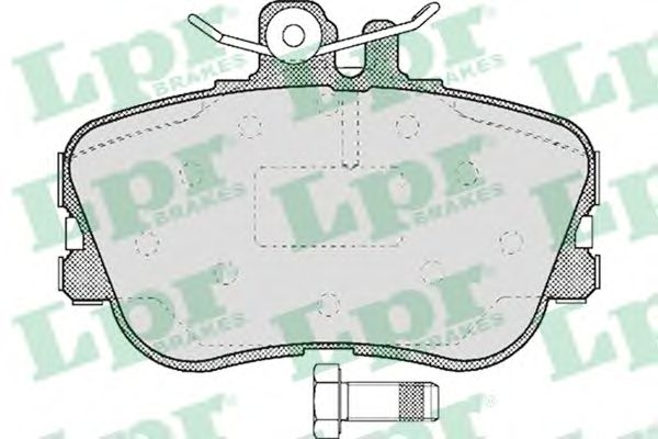 Гальмівні колодки LPR 05P492