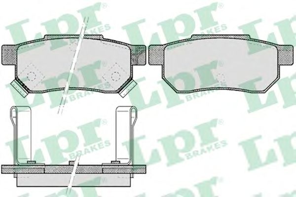 Тормозные колодки LPR 05P506