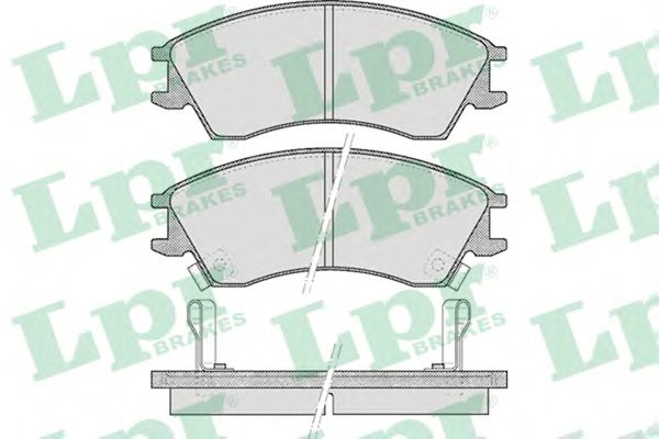 Тормозные колодки LPR 05P543
