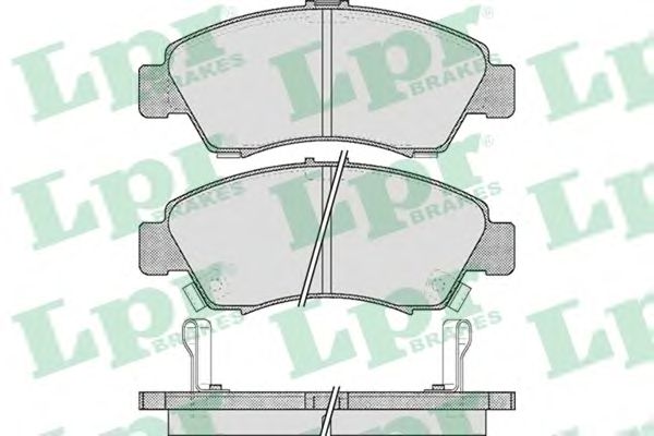 Тормозные колодки LPR 05P558