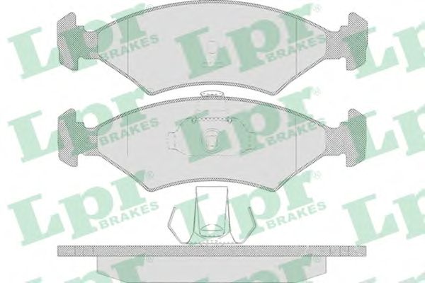 Тормозные колодки LPR 05P628
