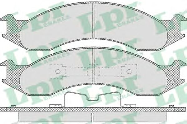 Тормозные колодки LPR 05P630