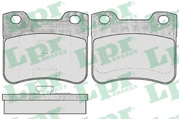 Тормозные колодки LPR 05P643
