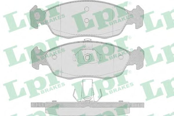 Тормозные колодки LPR 05P644