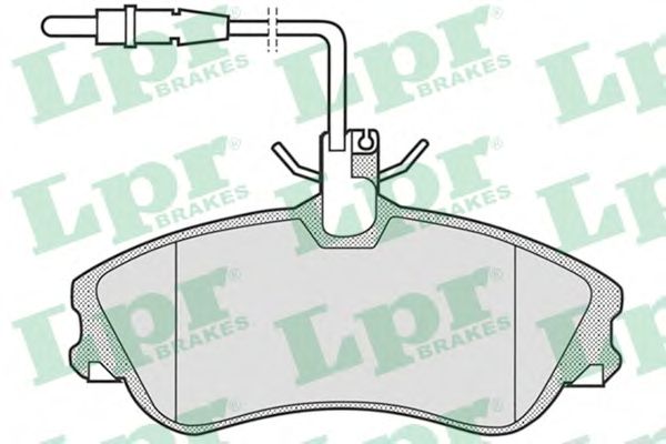 Тормозные колодки LPR 05P683