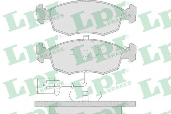 Тормозные колодки LPR 05P744