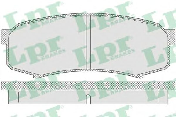 Тормозные колодки LPR 05P749