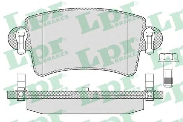Тормозные колодки LPR 05P791