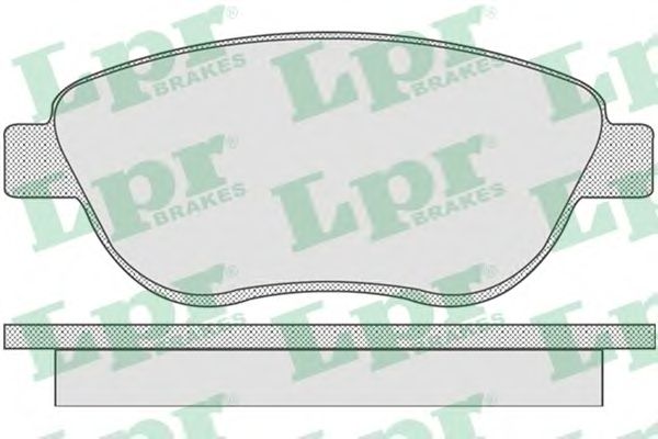 Тормозные колодки LPR 05P807