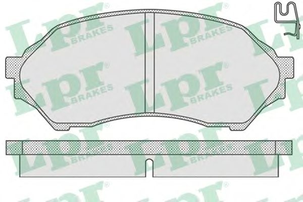 Тормозные колодки LPR 05P813