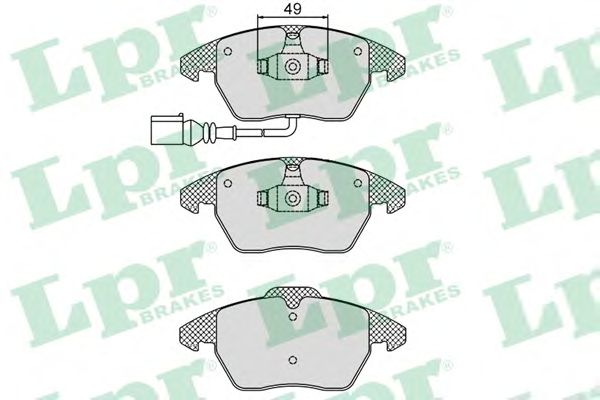 Тормозные колодки LPR 05P866