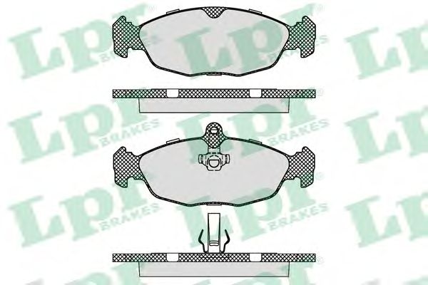 Тормозные колодки LPR 05P895