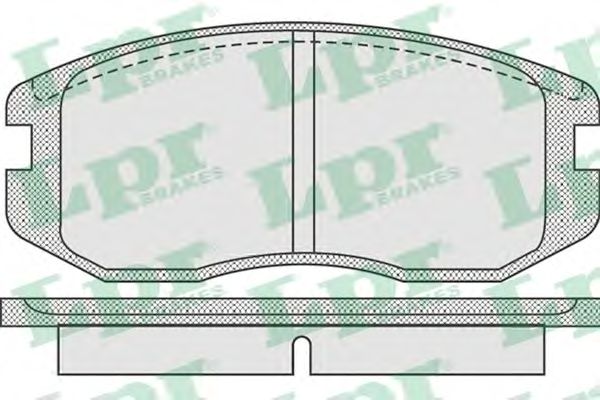 Тормозные колодки LPR 05P932
