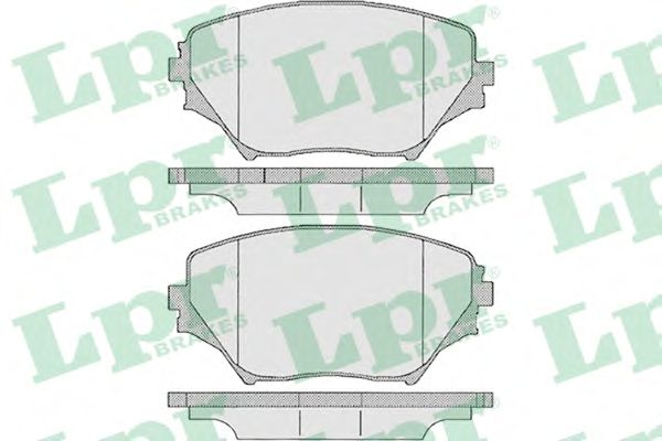 Тормозные колодки LPR 05P958