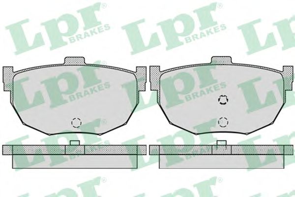 Тормозные колодки LPR 05P960
