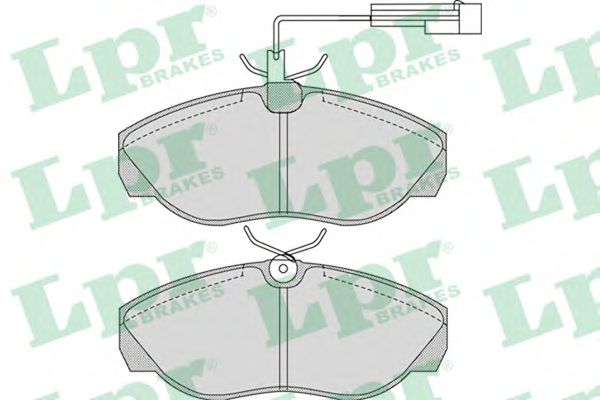 Тормозные колодки LPR 05P964