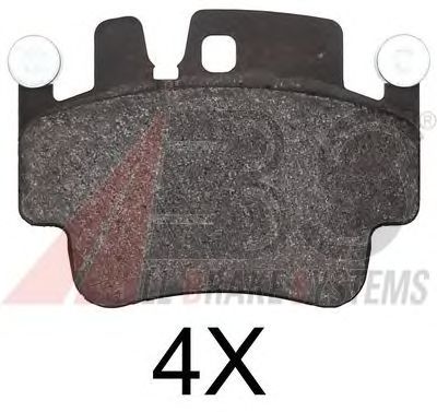 Тормозные колодки A.B.S. 37417