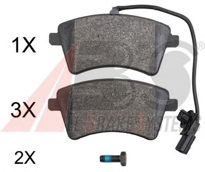 Тормозные колодки A.B.S. 37900