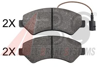 Тормозные колодки A.B.S. 37908