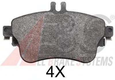 Тормозные колодки A.B.S. 37912