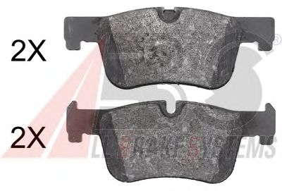 Тормозные колодки A.B.S. 37921