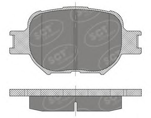 Гальмівні колодки SCT Germany SP 467