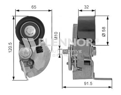 Натяжной ролик ремня ГРМ FLENNOR FS99354