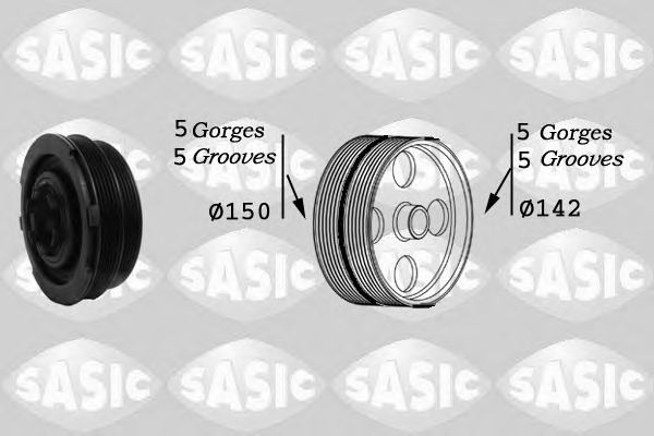Шкив коленвала SASIC 2156038