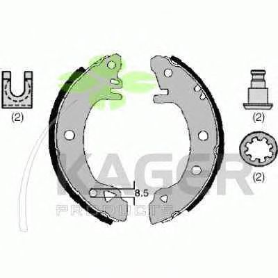 Тормозные колодки KAGER 34-0220