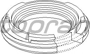 Сальник коленвала TOPRAN 208 000