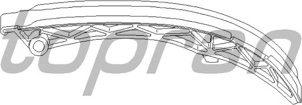 Планка успокоителя цепи TOPRAN 407 906
