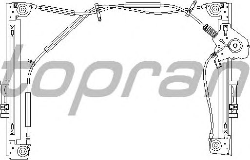 Стеклоподъемник TOPRAN 501 832