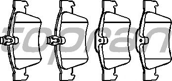 Тормозные колодки TOPRAN 401 431