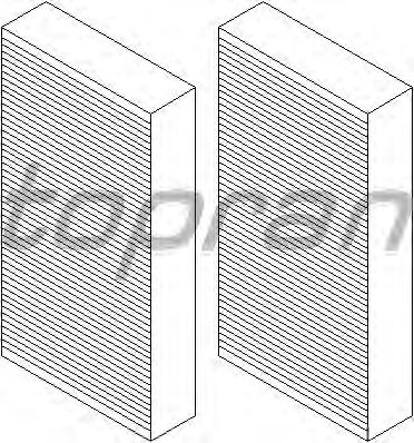 Фильтр салона TOPRAN 401 381