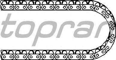 Цепь распредвала (ГРМ) TOPRAN 108 707