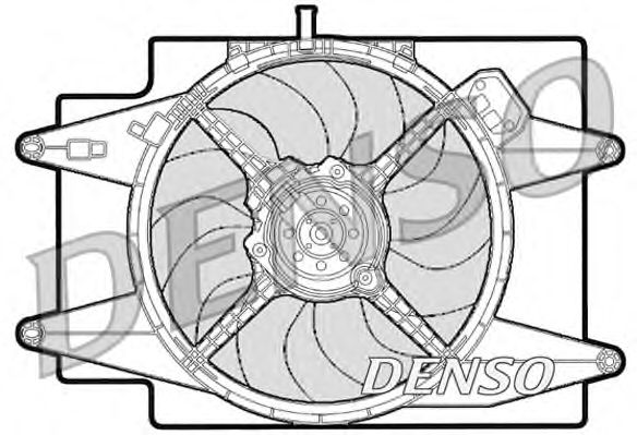 Вентилятор охлаждения DENSO DER01001