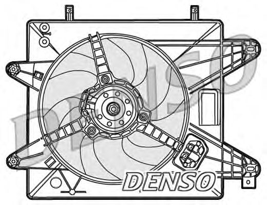 Вентилятор охлаждения DENSO DER09088