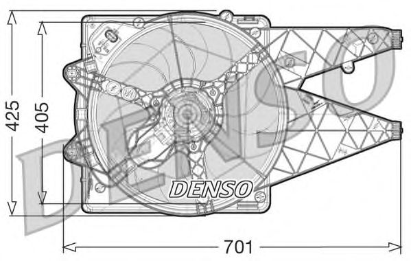 Вентилятор охлаждения DENSO DER09101