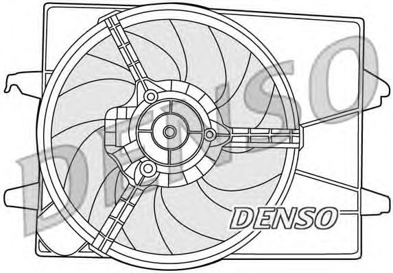 Вентилятор охлаждения DENSO DER10003