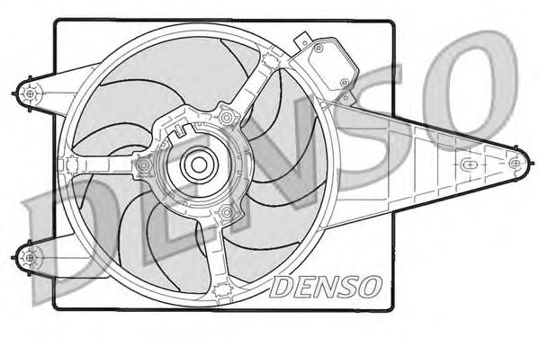 Вентилятор охлаждения DENSO DER13204