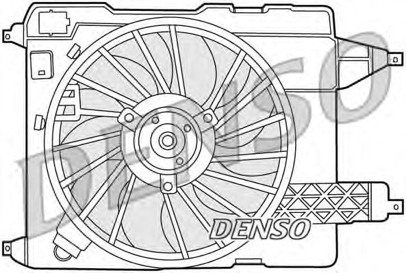 Вентилятор охлаждения DENSO DER23002