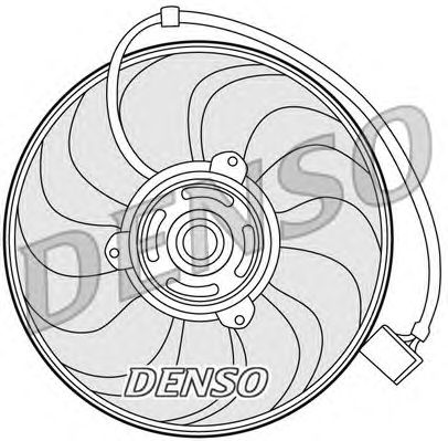 Вентилятор охлаждения DENSO DER27001