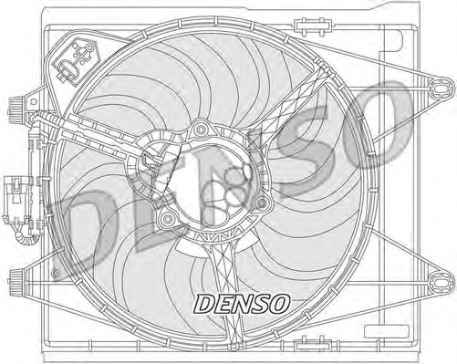 Вентилятор охлаждения DENSO DER09051