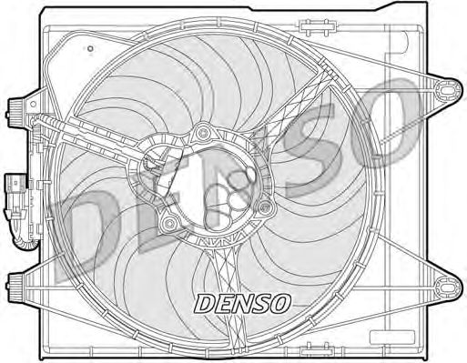 Вентилятор охлаждения DENSO DER09052