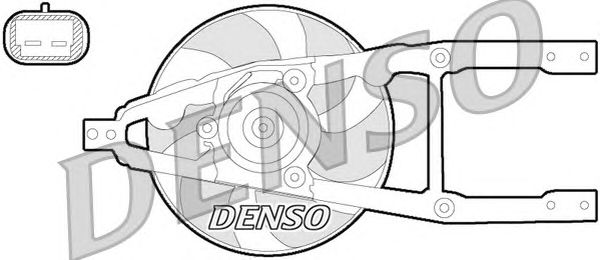 Вентилятор охлаждения DENSO DER09055