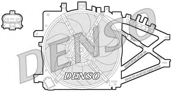 Вентилятор охлаждения DENSO DER20014