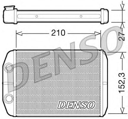 Радиатор отопителя DENSO DRR09073